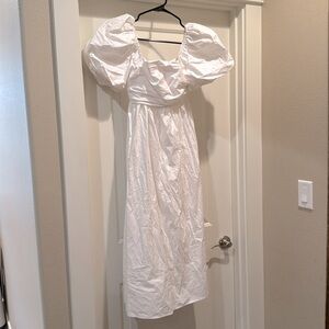 Zara Puff Shoulder Dress